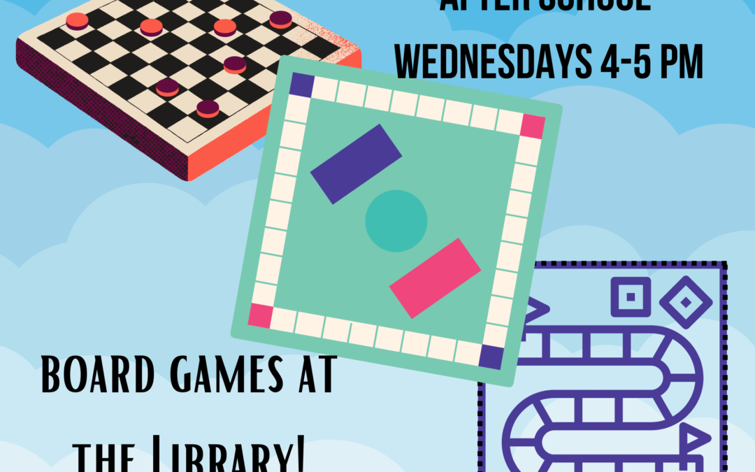 After School Board Games now at Upper Chichester Library!