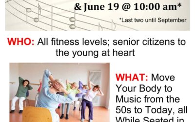 10 am on Friday May 29 & June 19 – NEW Zumba Class Presented by Upper Chichester Library!