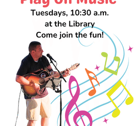 Play on Music @ the Library with Mr Andrew